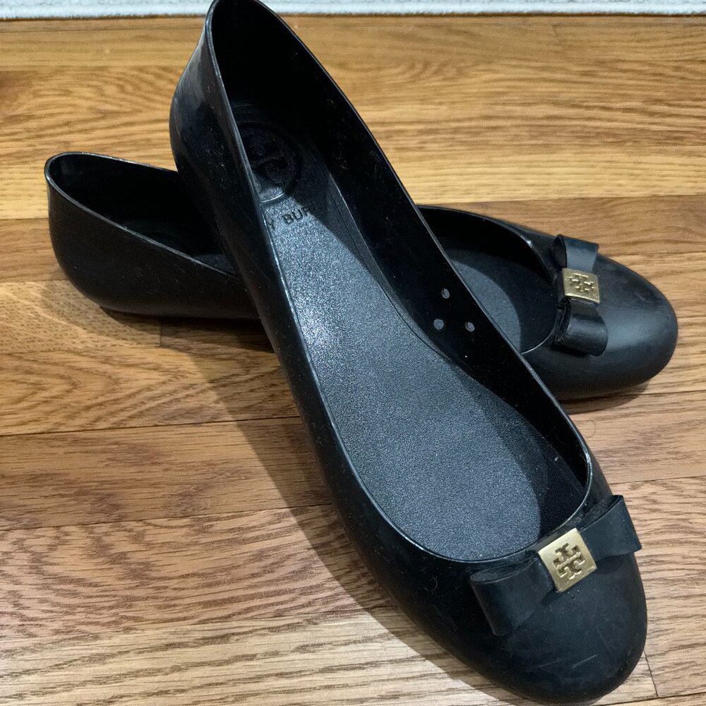 Tory Burch Jelly Bow Flats (Size 8)